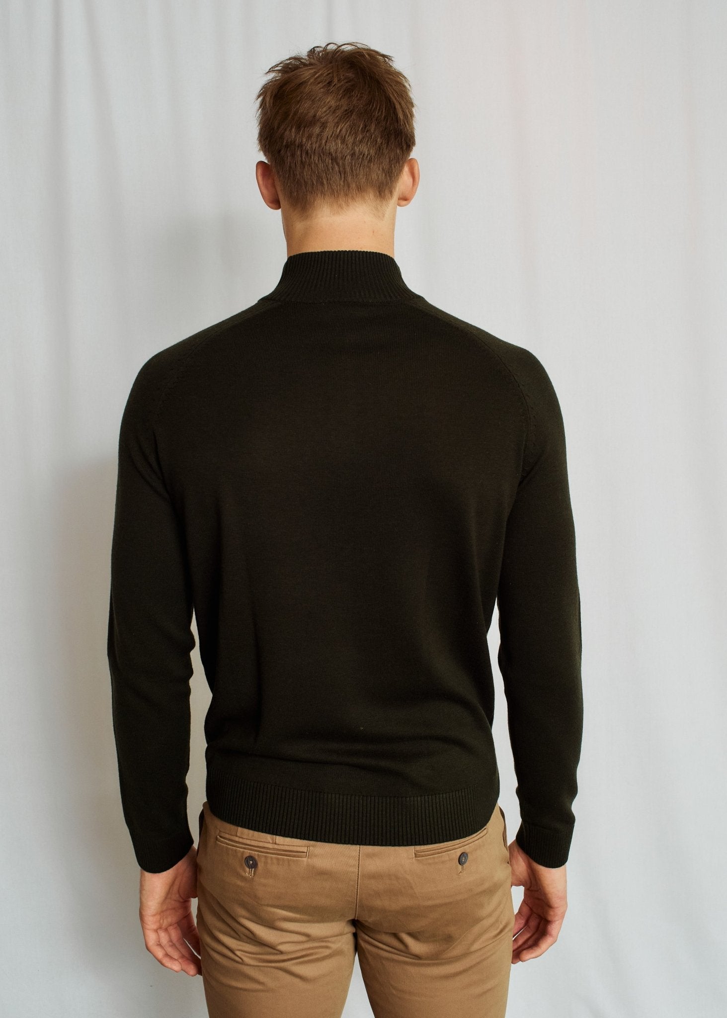 Bruun & Stengade Strik & Sweat 2402-04005-green_S - Bygholm Menswear